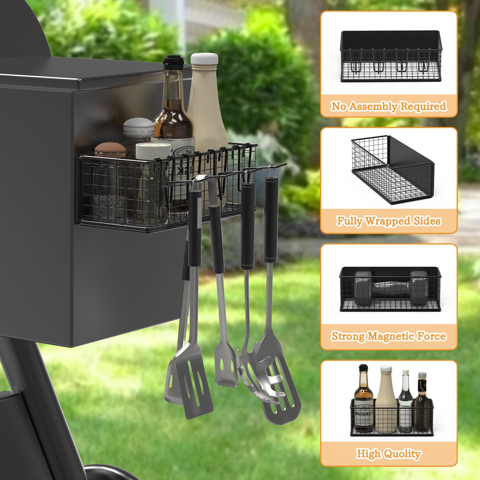 Sirozi Magnetic Storage Bin packaging front
