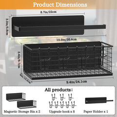 Sirozi storage bins on Traeger grill side panel