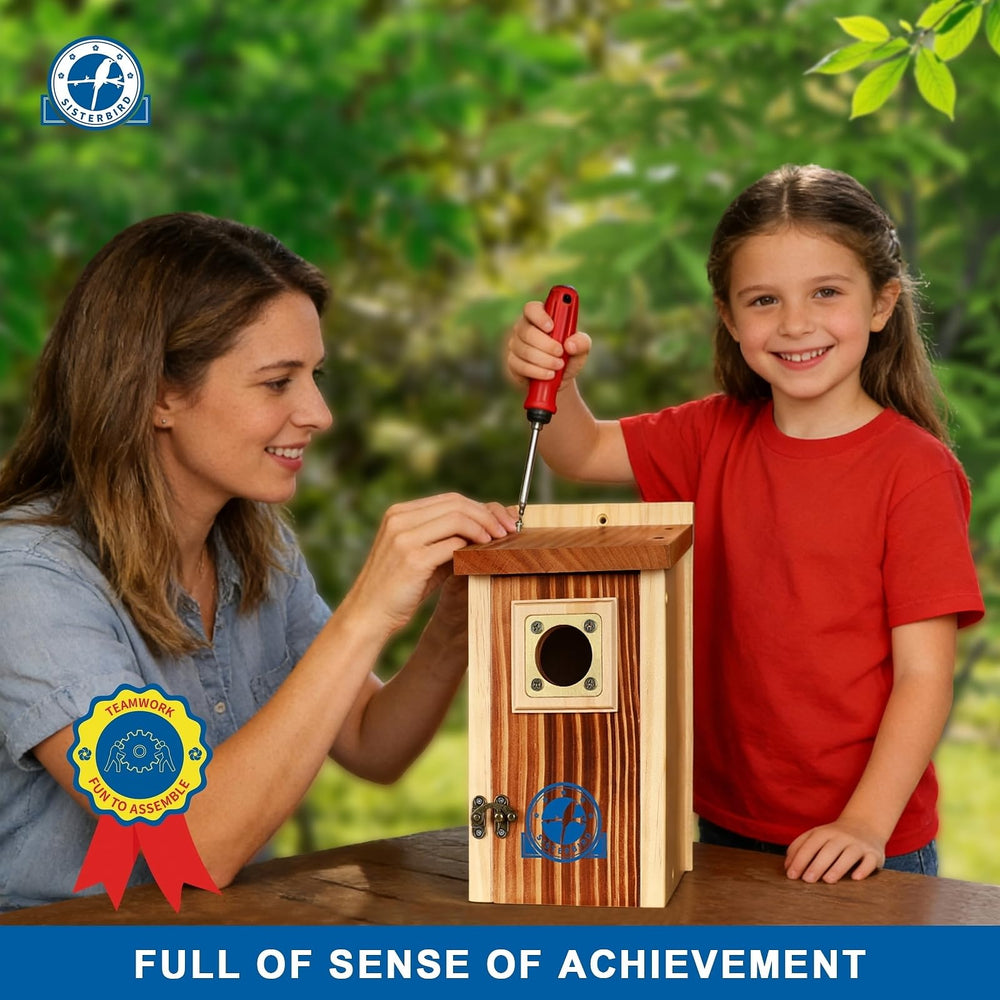 SISTERBIRD bluebird house showing ventilation holes