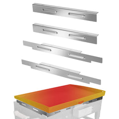 Sivsis Wind Guards for 28" griddle front view