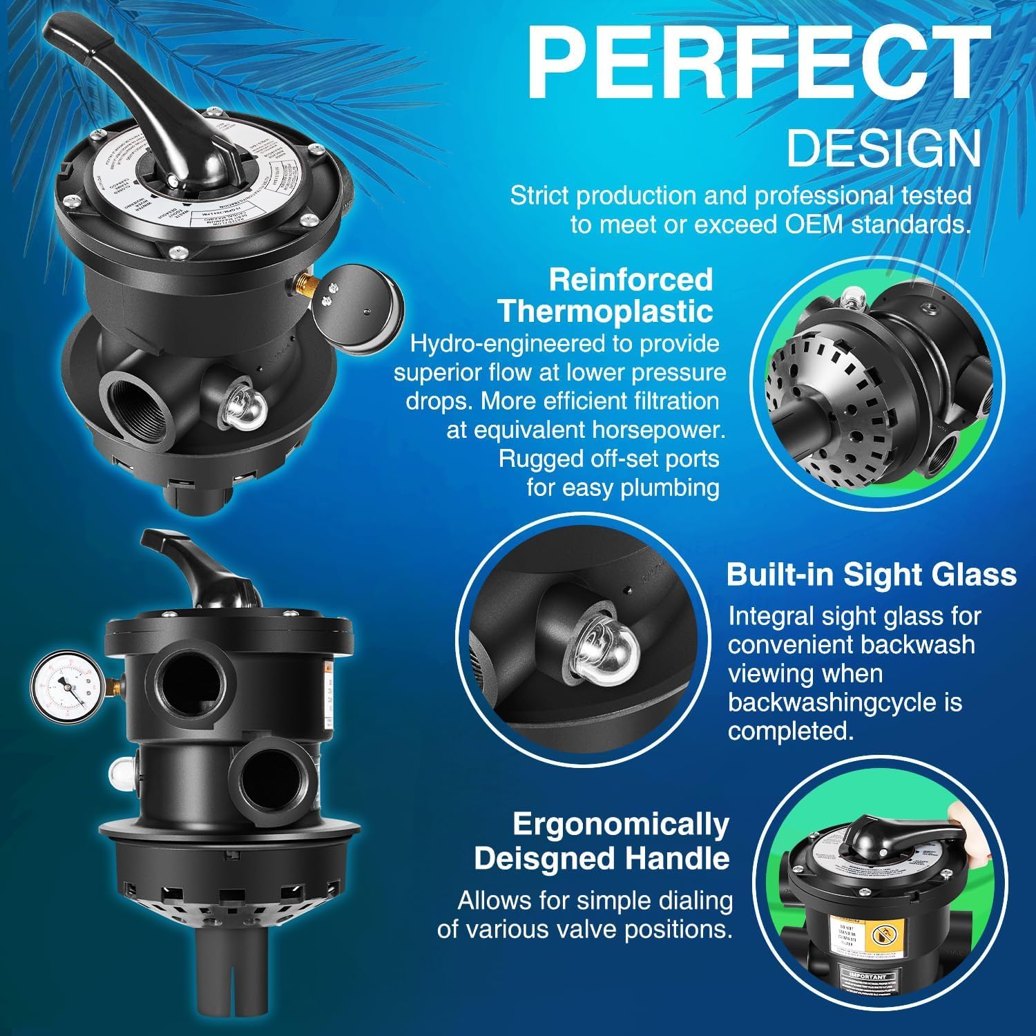 sixcow SP0714T valve with plumbing connections visible