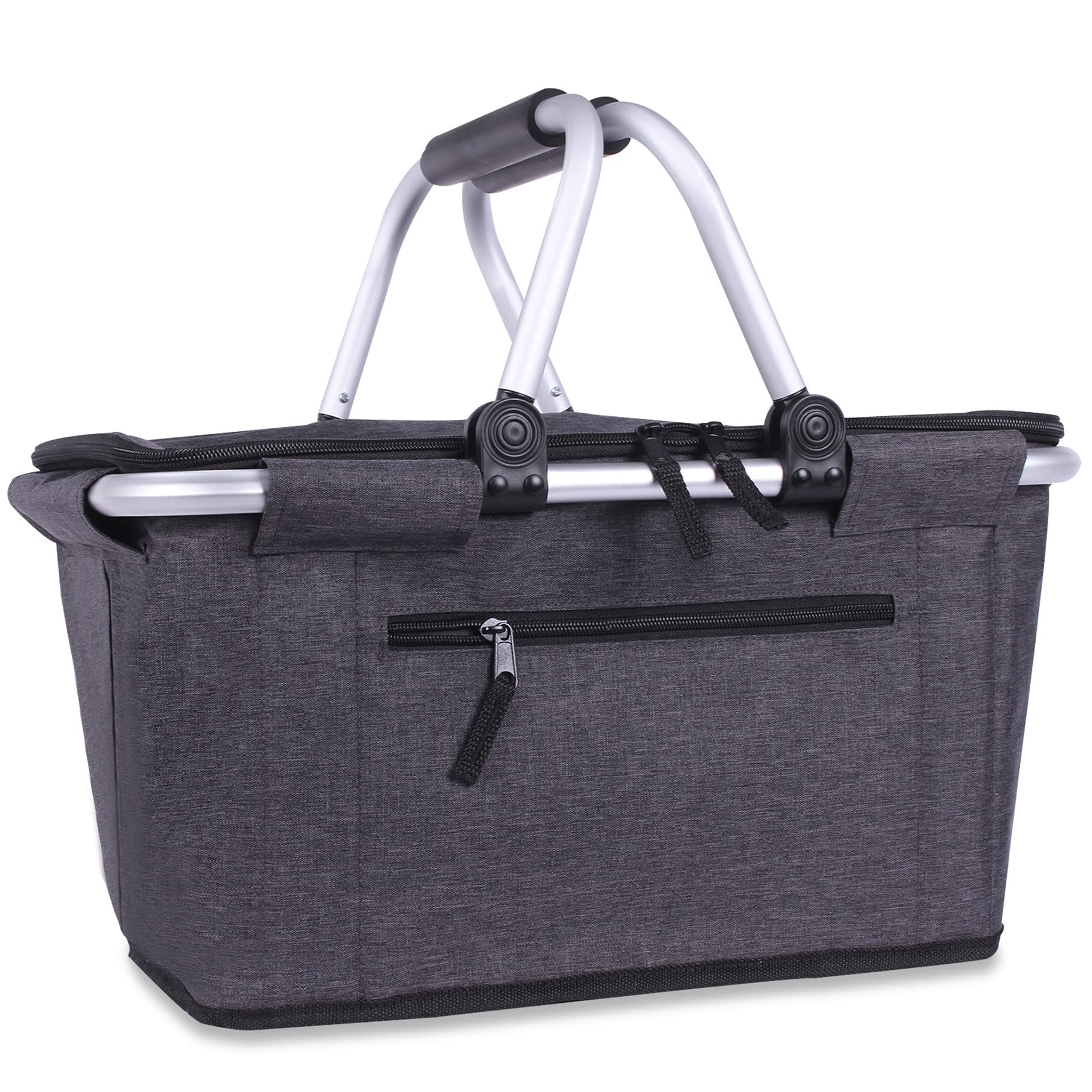 SIYUAN 27L Collapsible Picnic Basket black front view