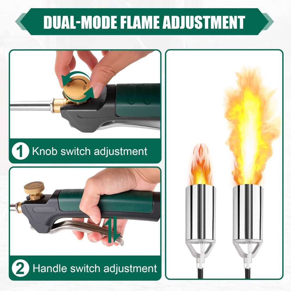 Siziviki Propane Torch with stainless steel finish