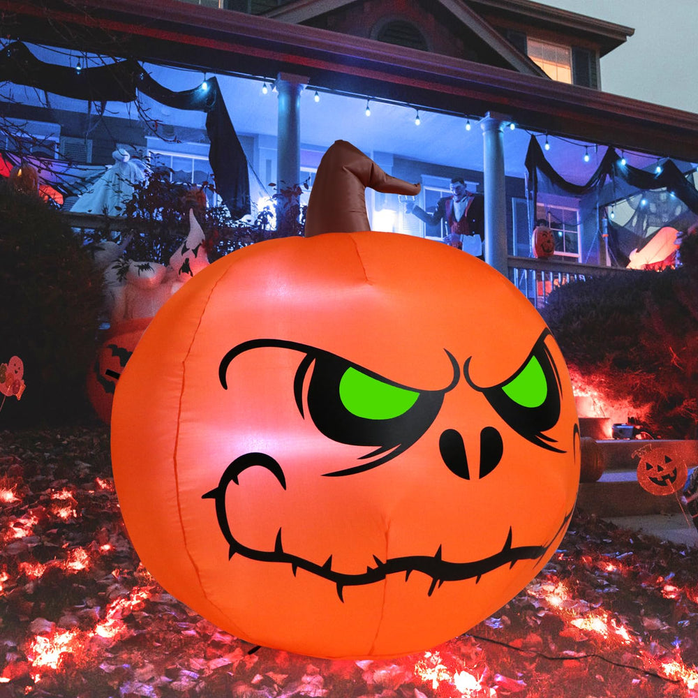 Sizonjoy inflatable pumpkin decoration deflated for storage