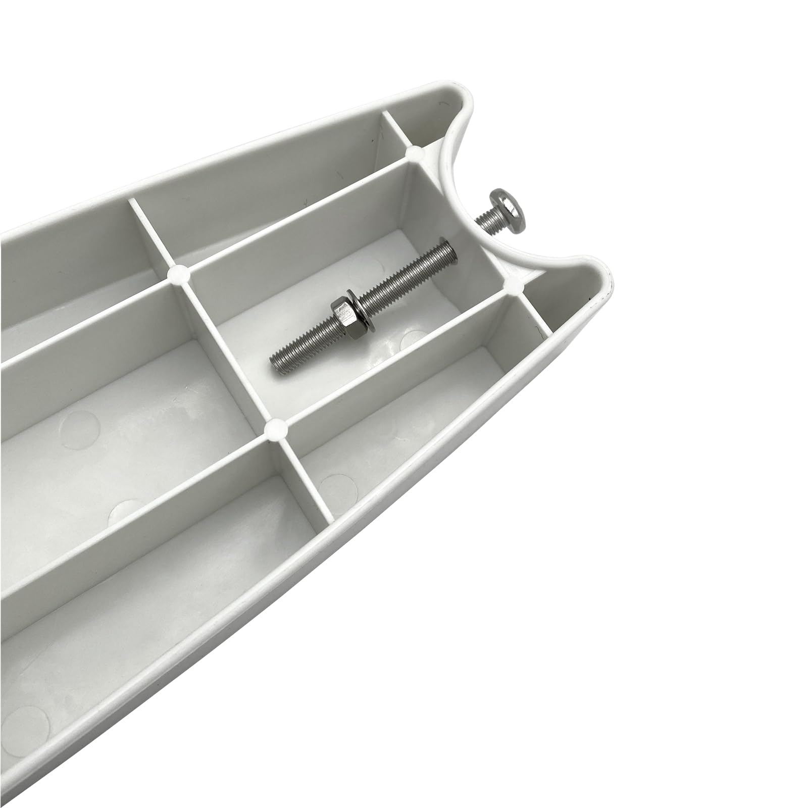 SKARUMMER pool ladder steps in use in an inground pool
