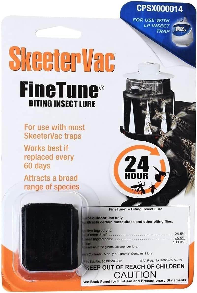 SkeeterVac FineTune Lure Replacement front view, black