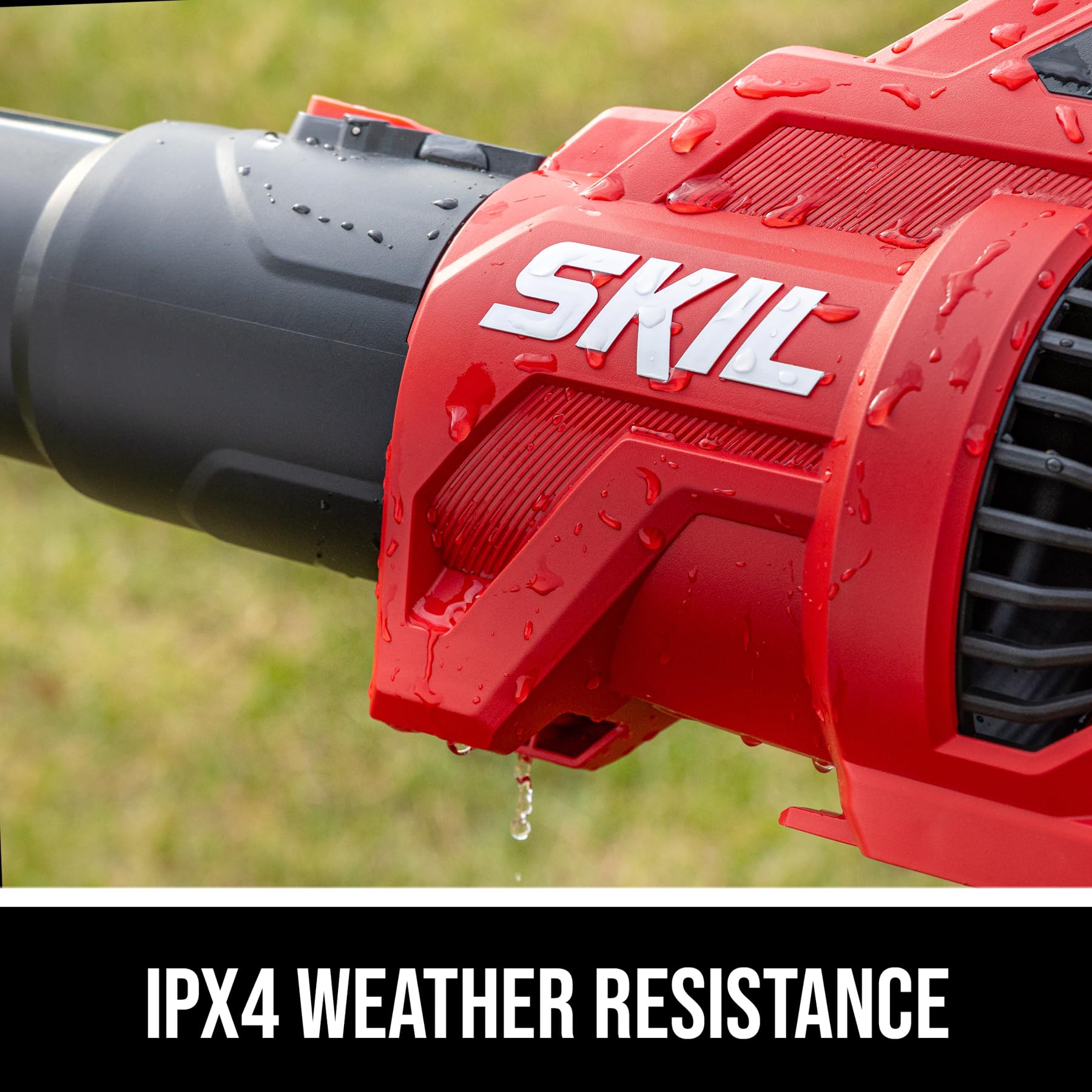 Skil PWR CORE 40 leaf blower with battery installed