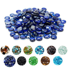 Skyflame 10-Pound Fire Glass Beads Royal Cobalt Blue front view