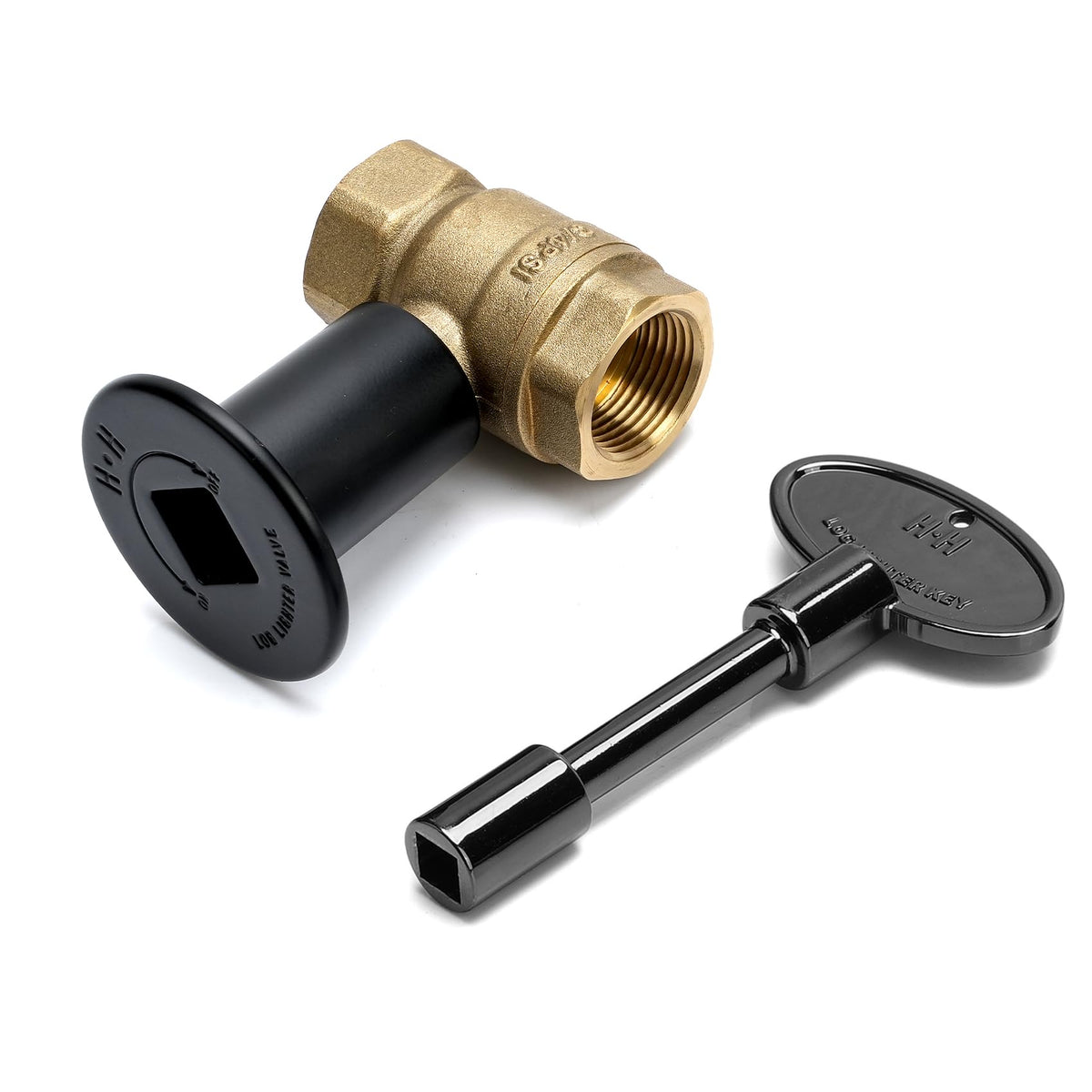Skyflame 3/4 Inch Gas Key Valve Kit complete set with key and flange