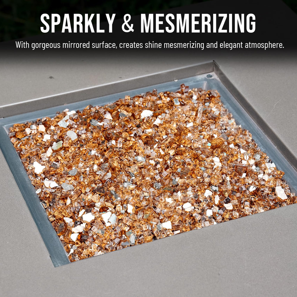 Skyflame Copper Reflective Fire Glass 10 lb bag