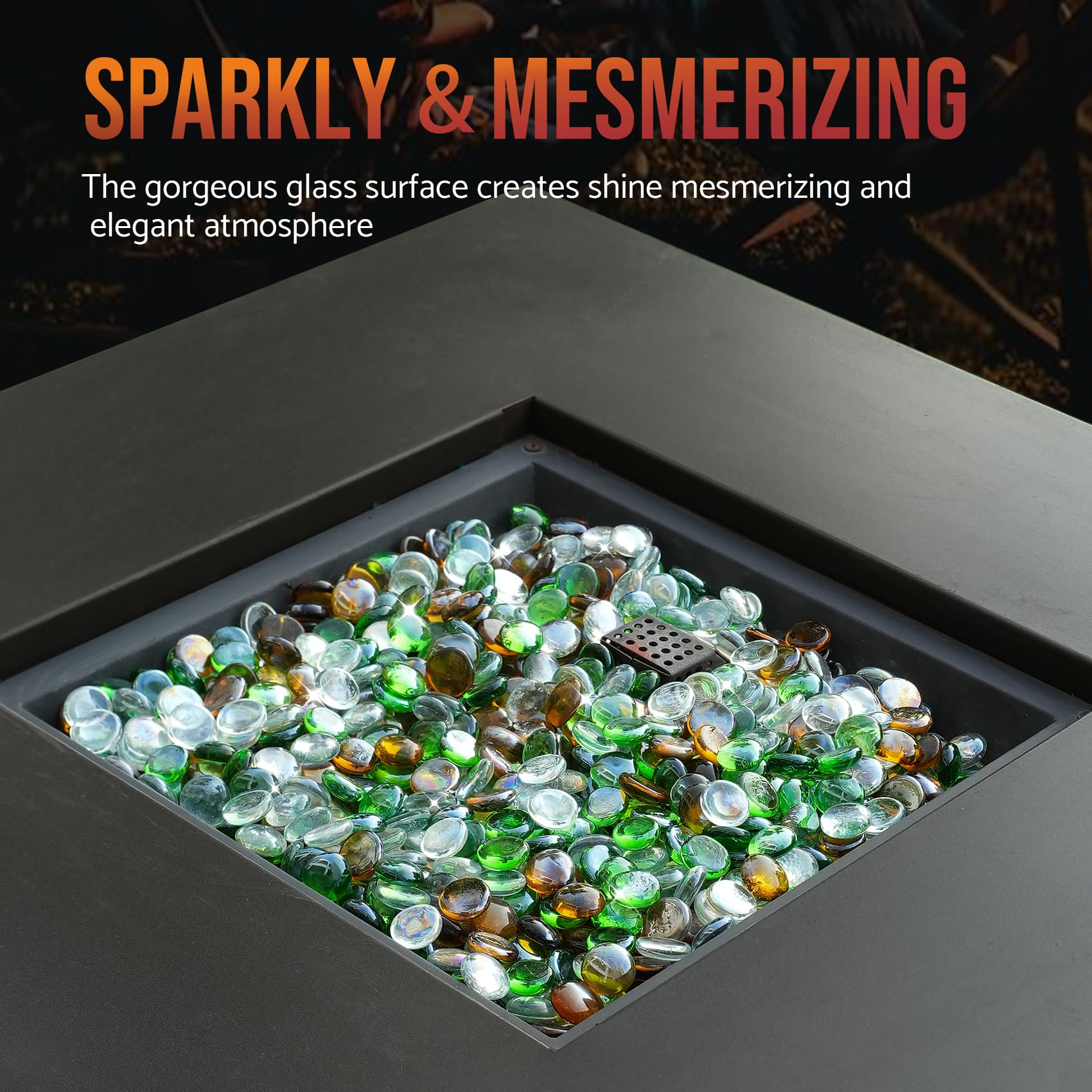 Skyflame fire glass beads packaging