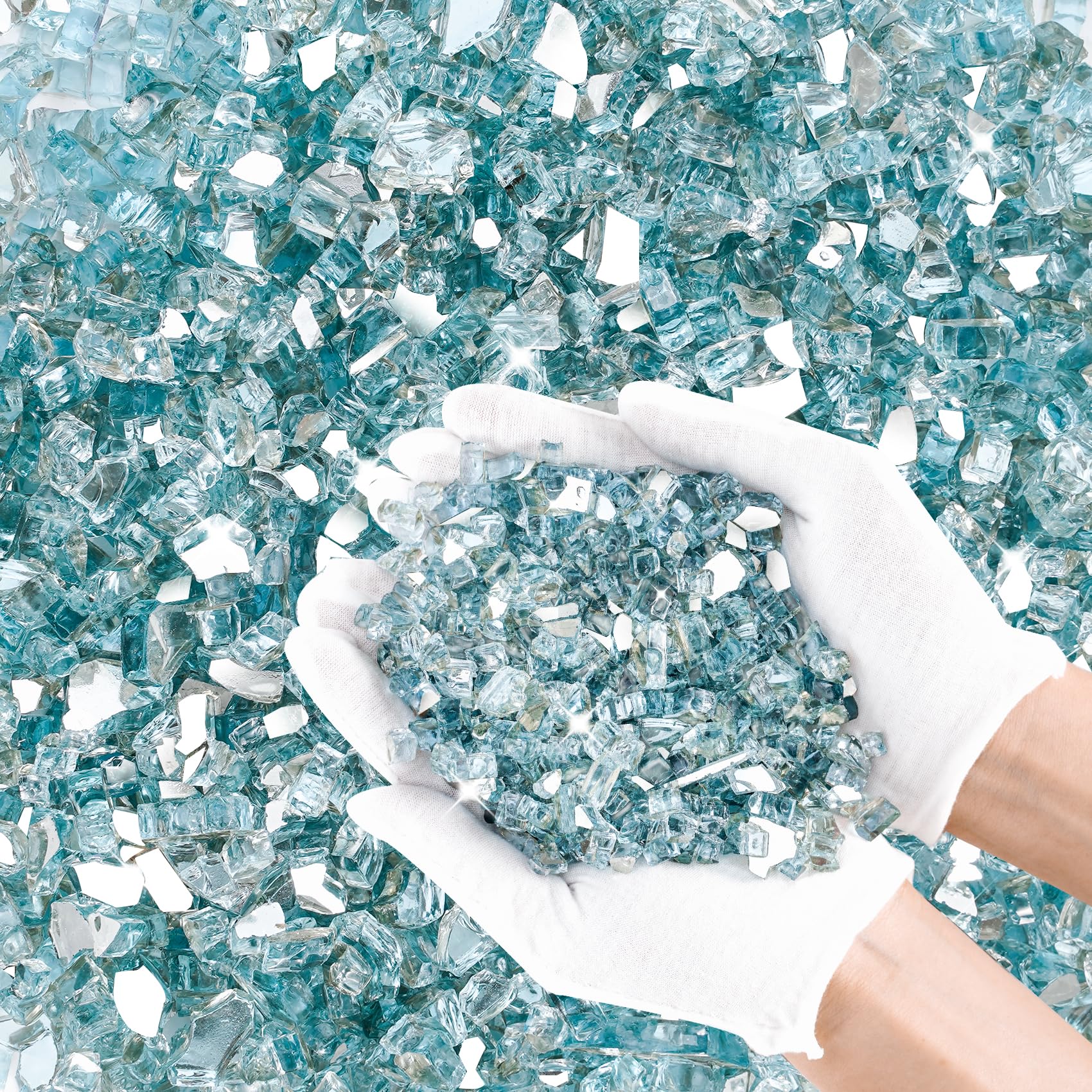 Skyflame packaging for 10-pound fire glass