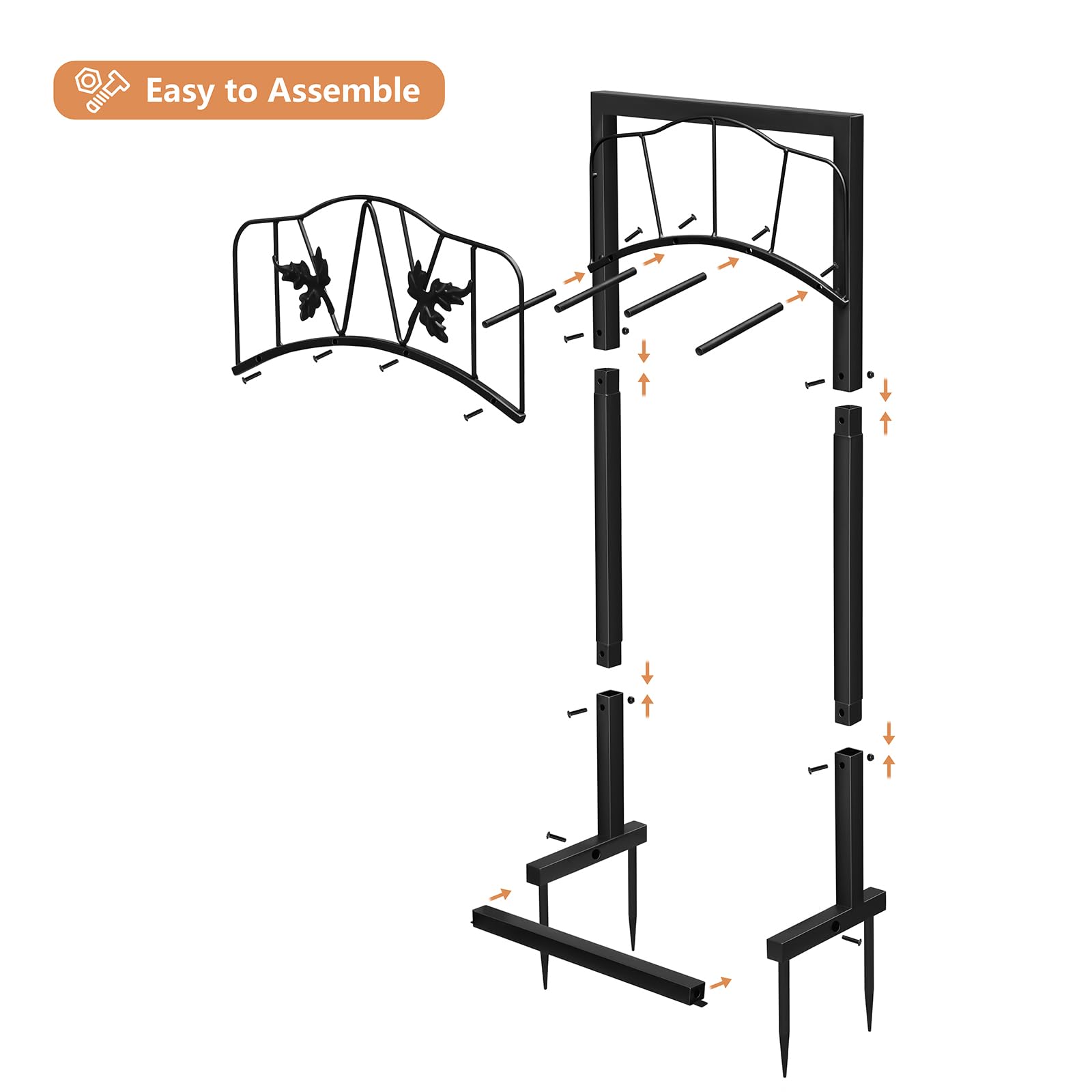 Skypatio Garden Hose Holder in a stylish outdoor setting