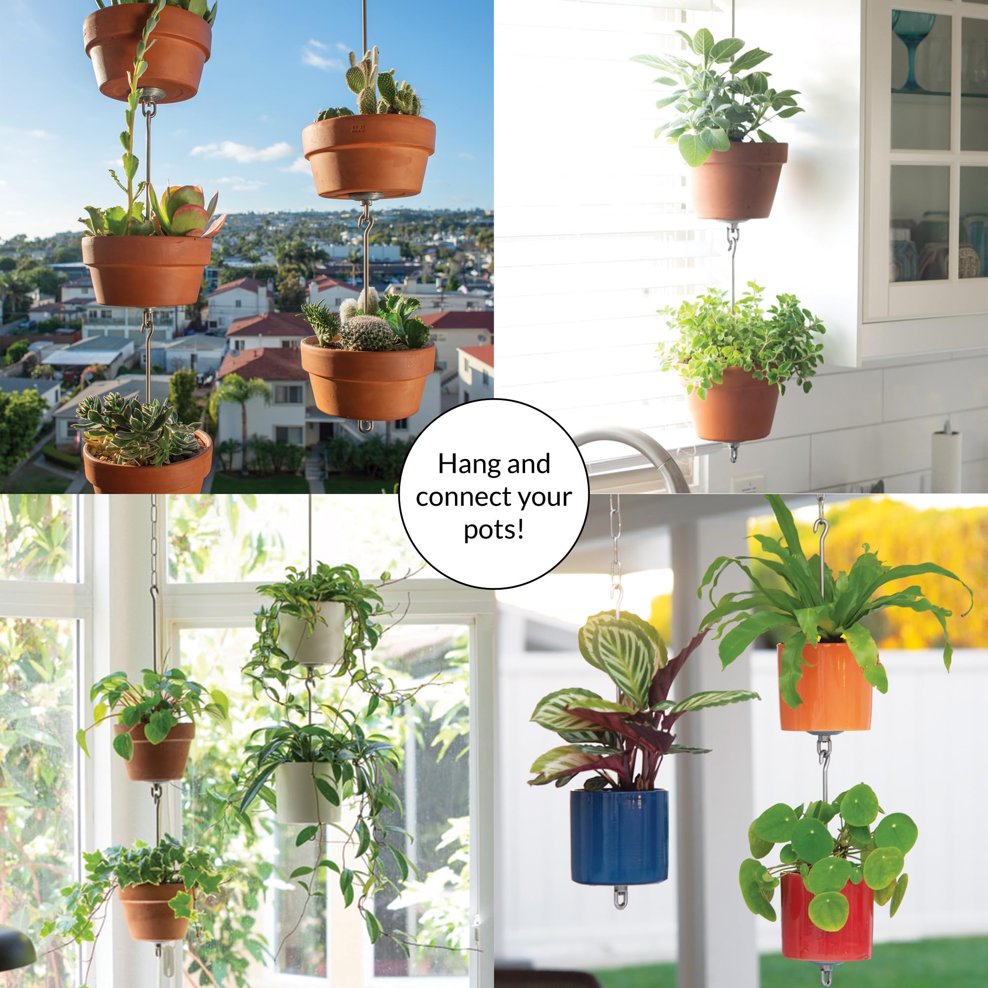 SkyPots Catch JR accessory for hanging pots