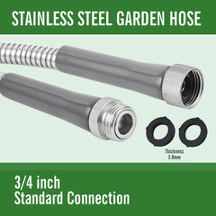 Skyward garden hose gray colour close-up