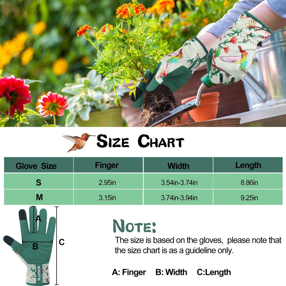 SLARMOR Gardening Gloves being worn while gardening