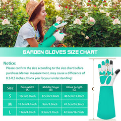 SLARMOR Gardening Gloves elbow-length gauntlet for full protection