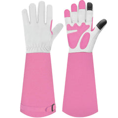 SLARMOR Gardening Gloves front view in pink
