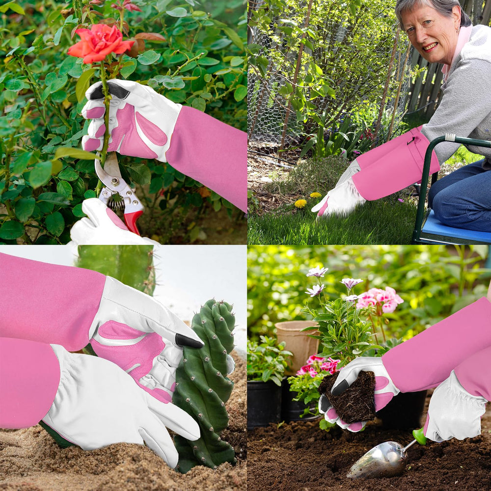 SLARMOR Gardening Gloves packaging and features