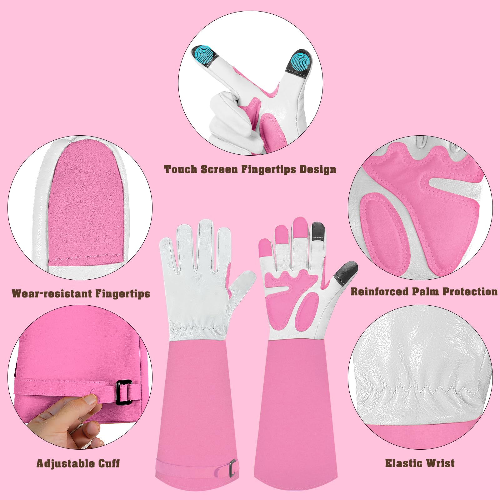 SLARMOR Gardening Gloves showing elbow-length gauntlet design