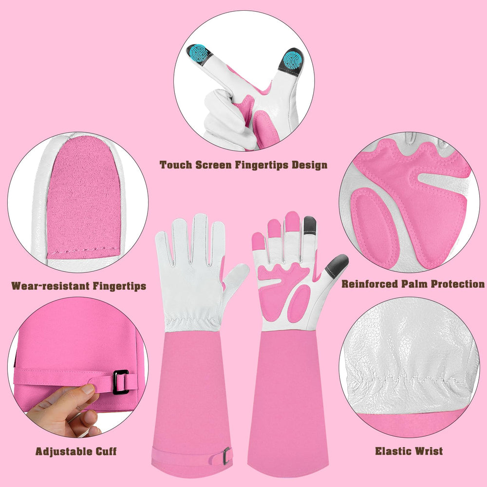 SLARMOR Gardening Gloves showing elbow-length gauntlet design