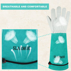 SLARMOR Gardening Gloves with detailed stitching