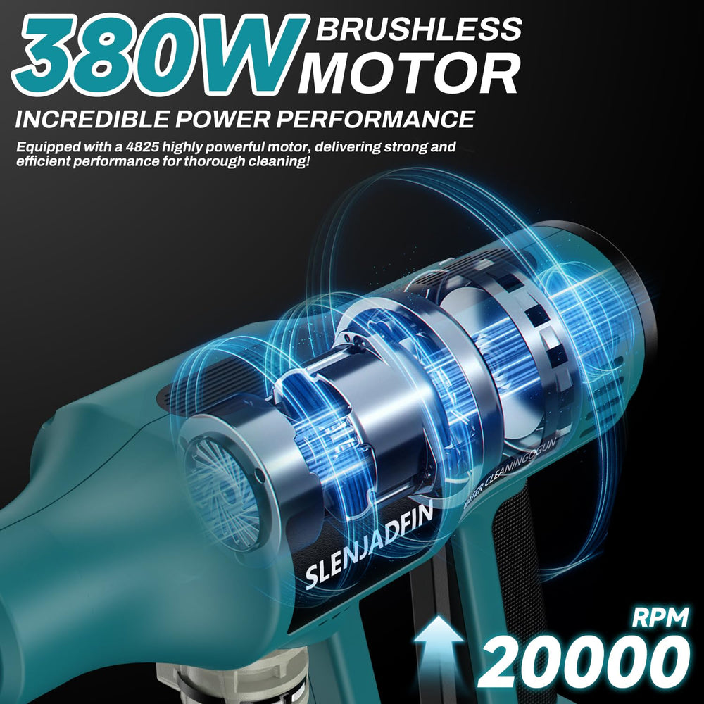 SLENJADFIN Cordless Portable Washer 6-in-1 nozzle close-up