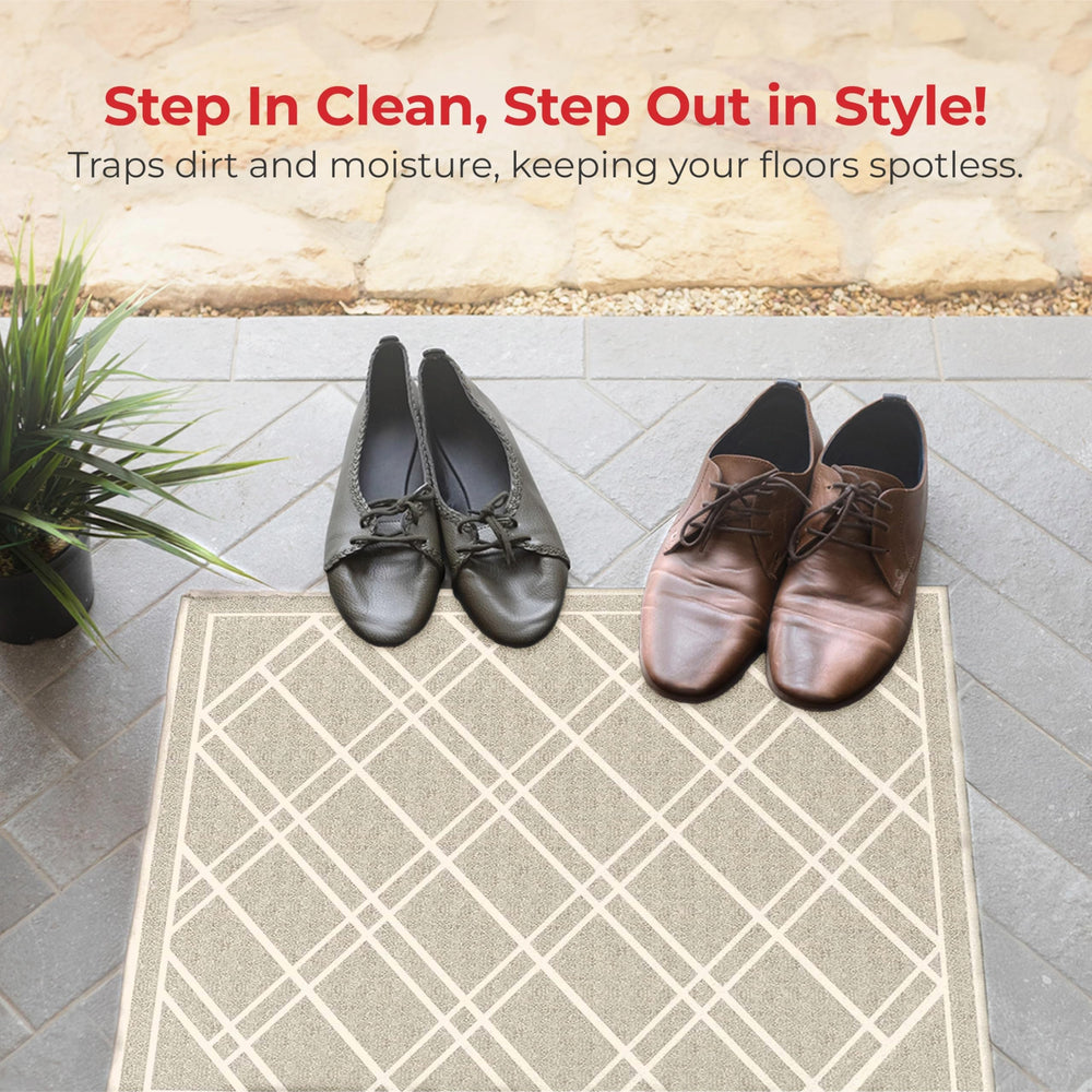 SlipToGrip Door Mat in use at a front entrance