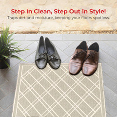 SlipToGrip Door Mat in use at a front entrance