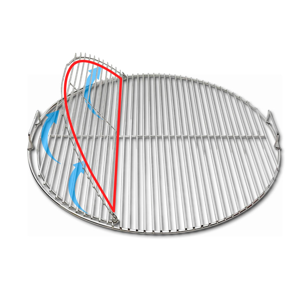 Slow 'N Sear EasySpin Grill Grate side view