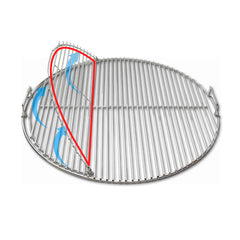Slow 'N Sear EasySpin Grill Grate side view