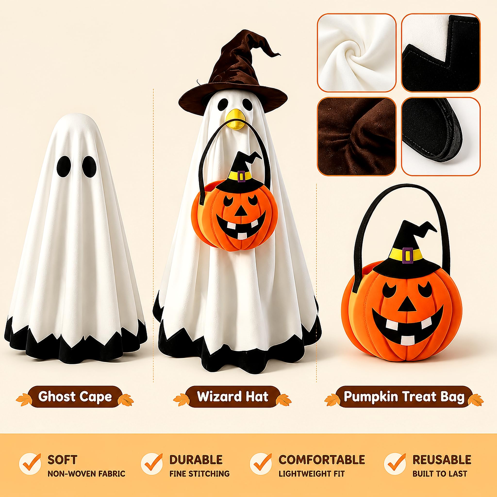 SLUPS Halloween Goose Outfit in a garden setting
