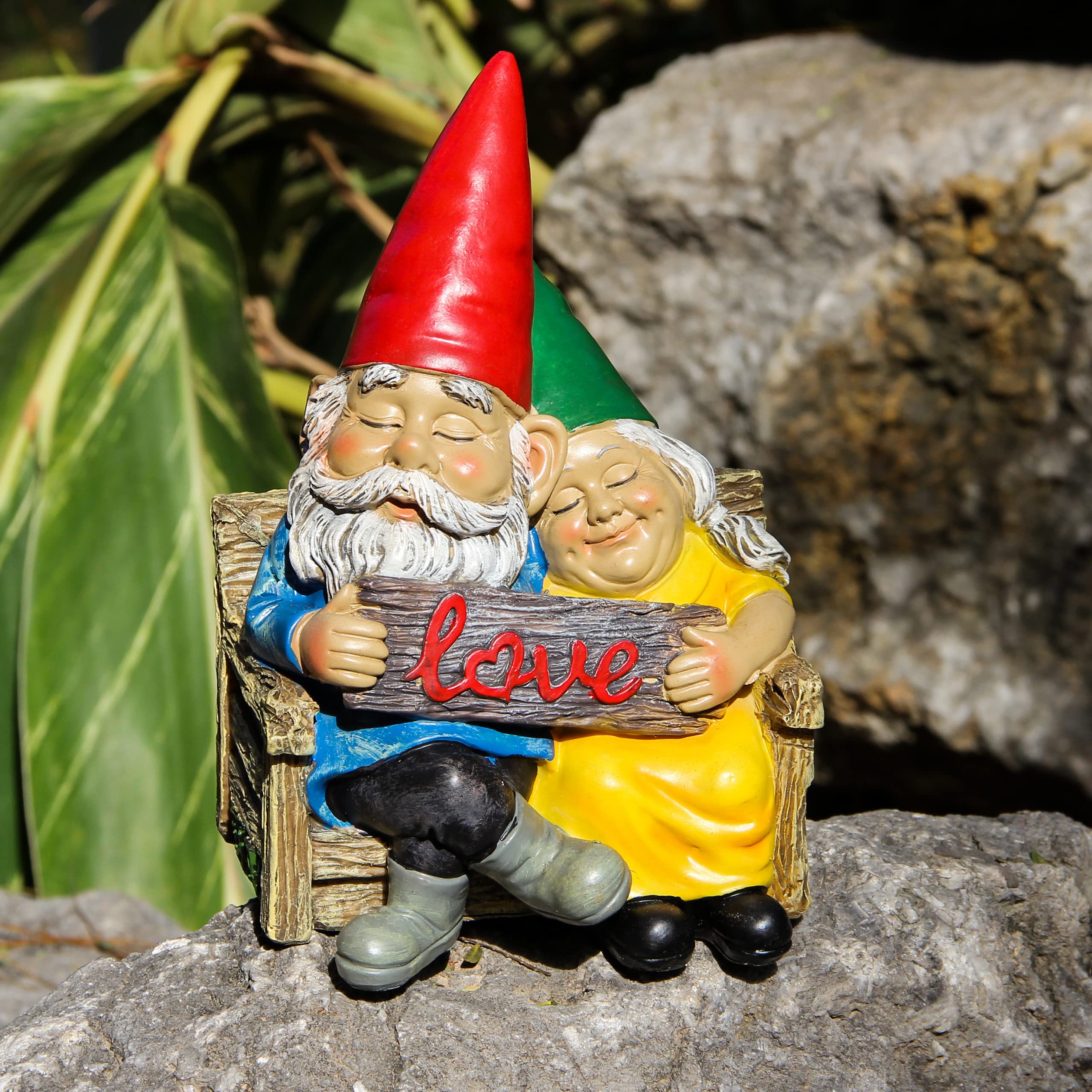 Smadeer Garden Gnome statue with vibrant colours