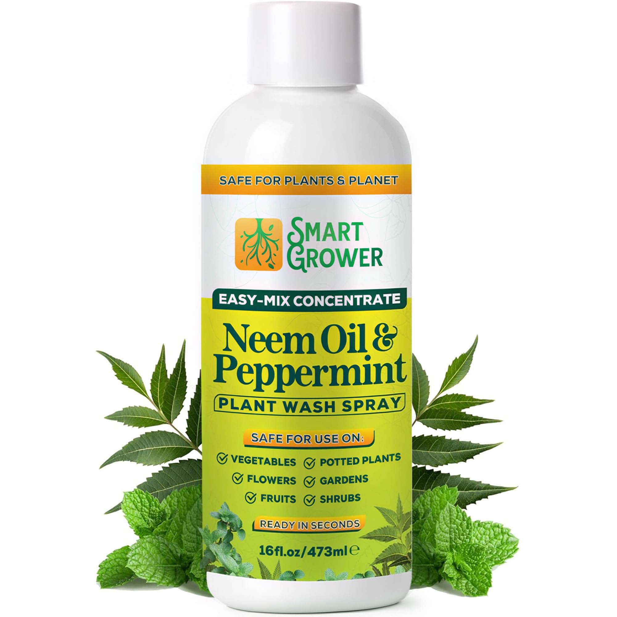 Smart Grower Neem Oil Spray 16 fl oz bottle front view