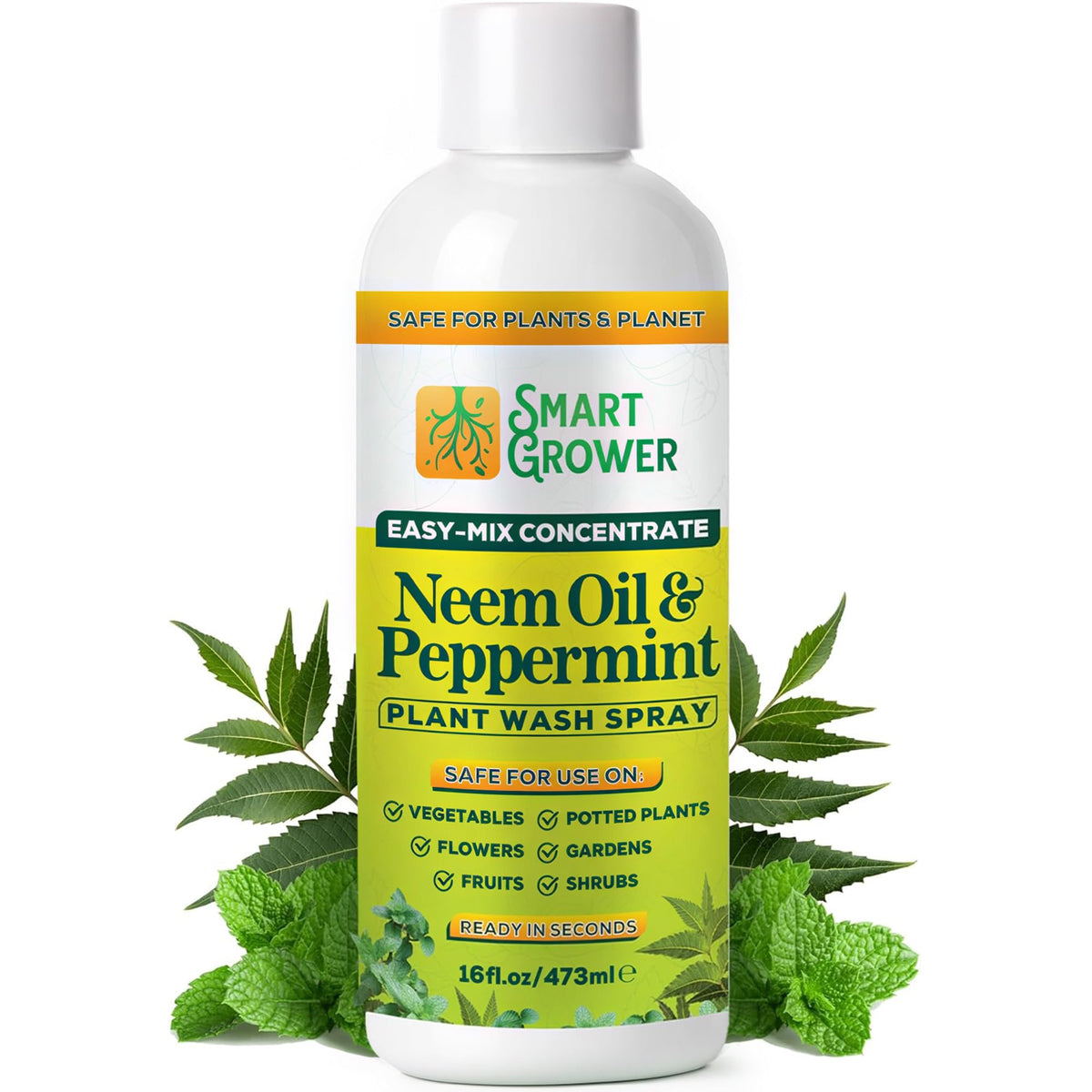 Smart Grower Neem Oil Spray 16 fl oz bottle front view
