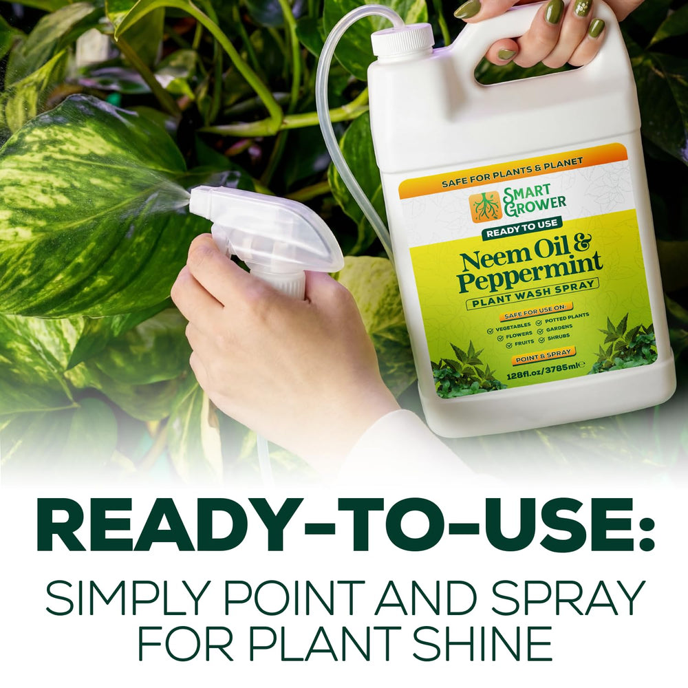 Smart Grower Neem Oil Spray bottle side view