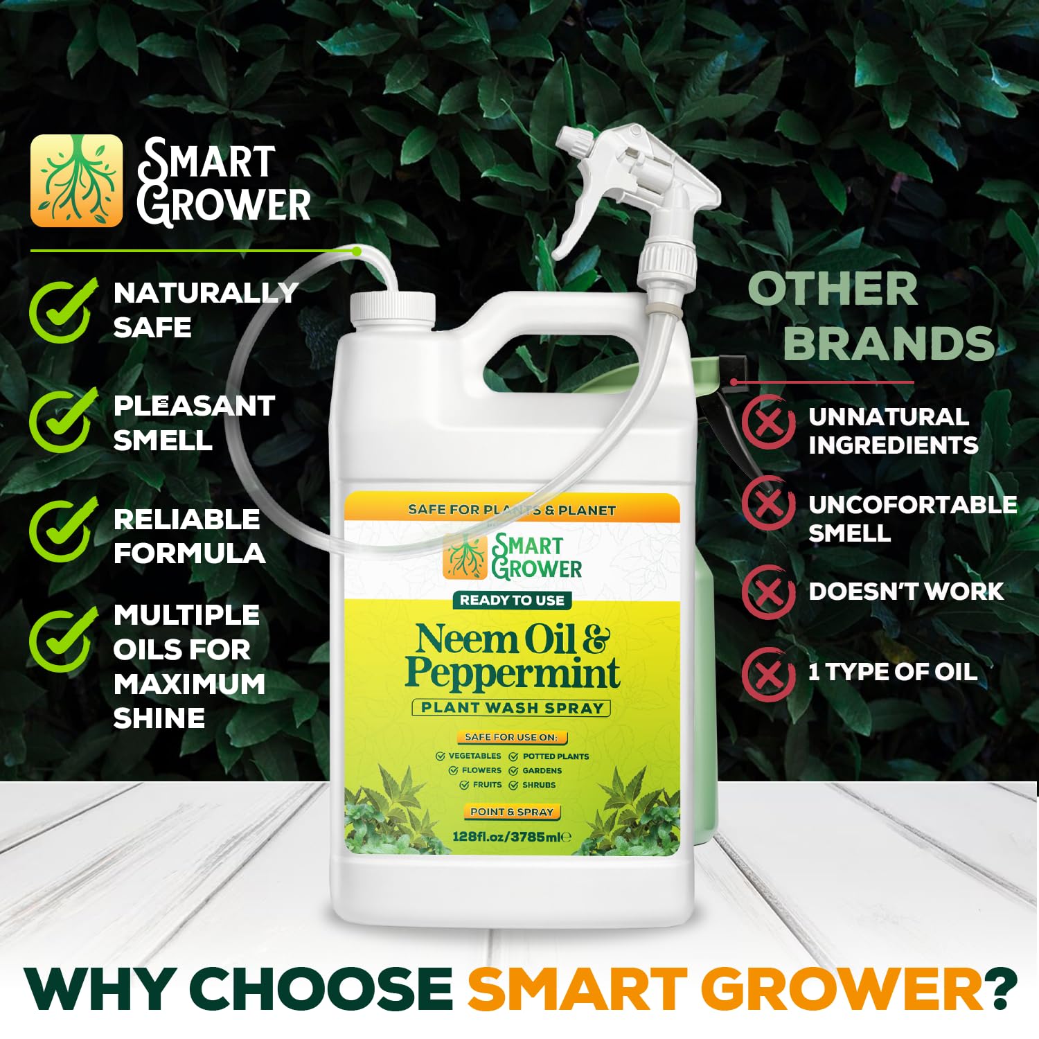 Smart Grower Neem Oil Spray ingredients list