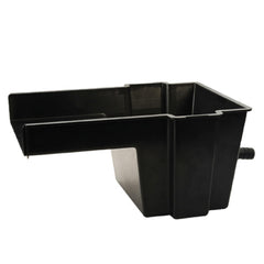 Smartpond 8 in. Wide Waterfall Spillway front view, black