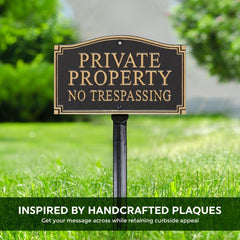 SmartSign plaque with architectural design and bold letters