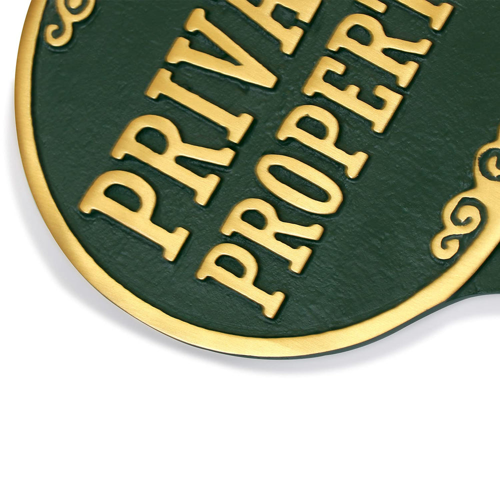 SmartSign Private Property Yard Sign with raised letters