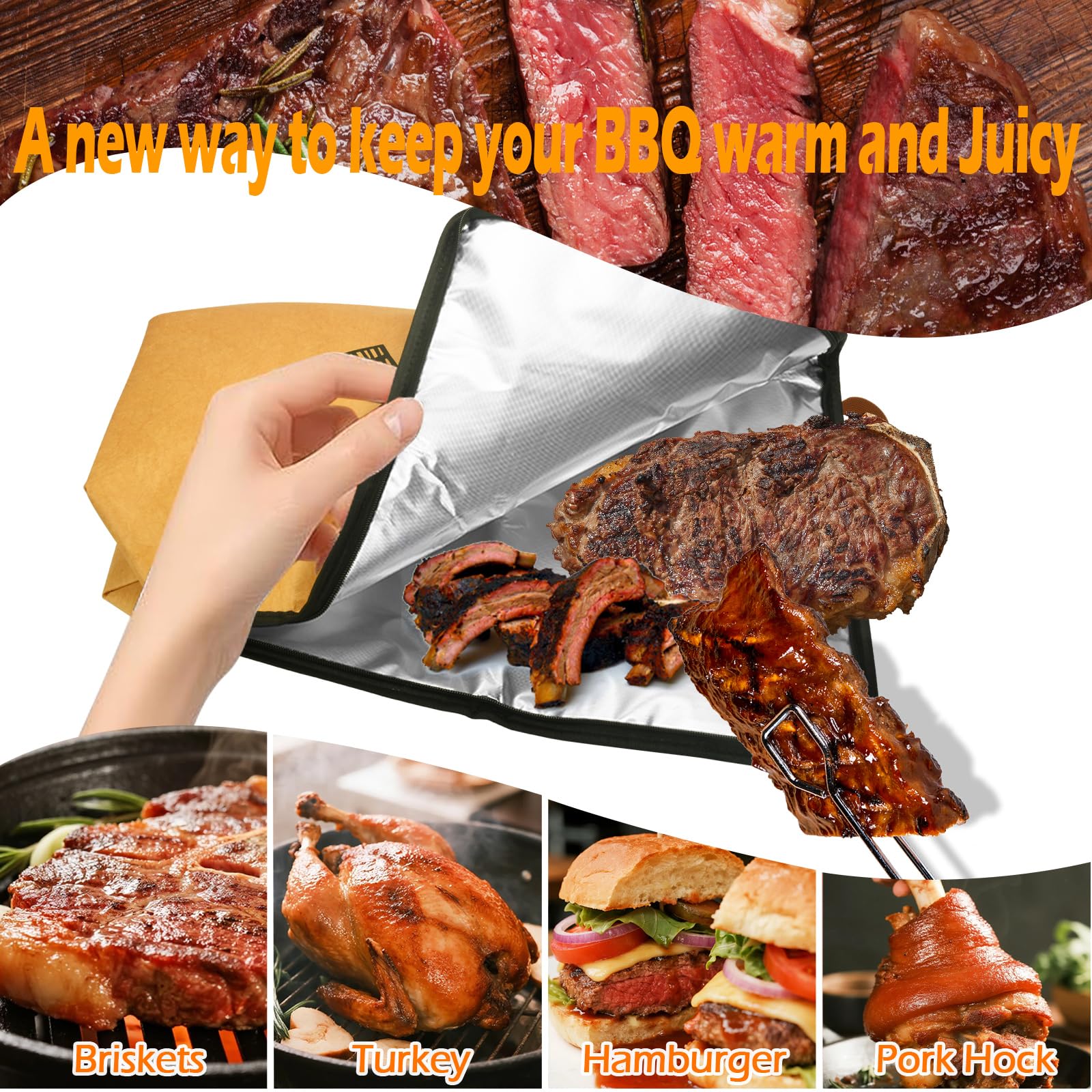 SMINIKER BBQ Blanket showcasing its insulation layers