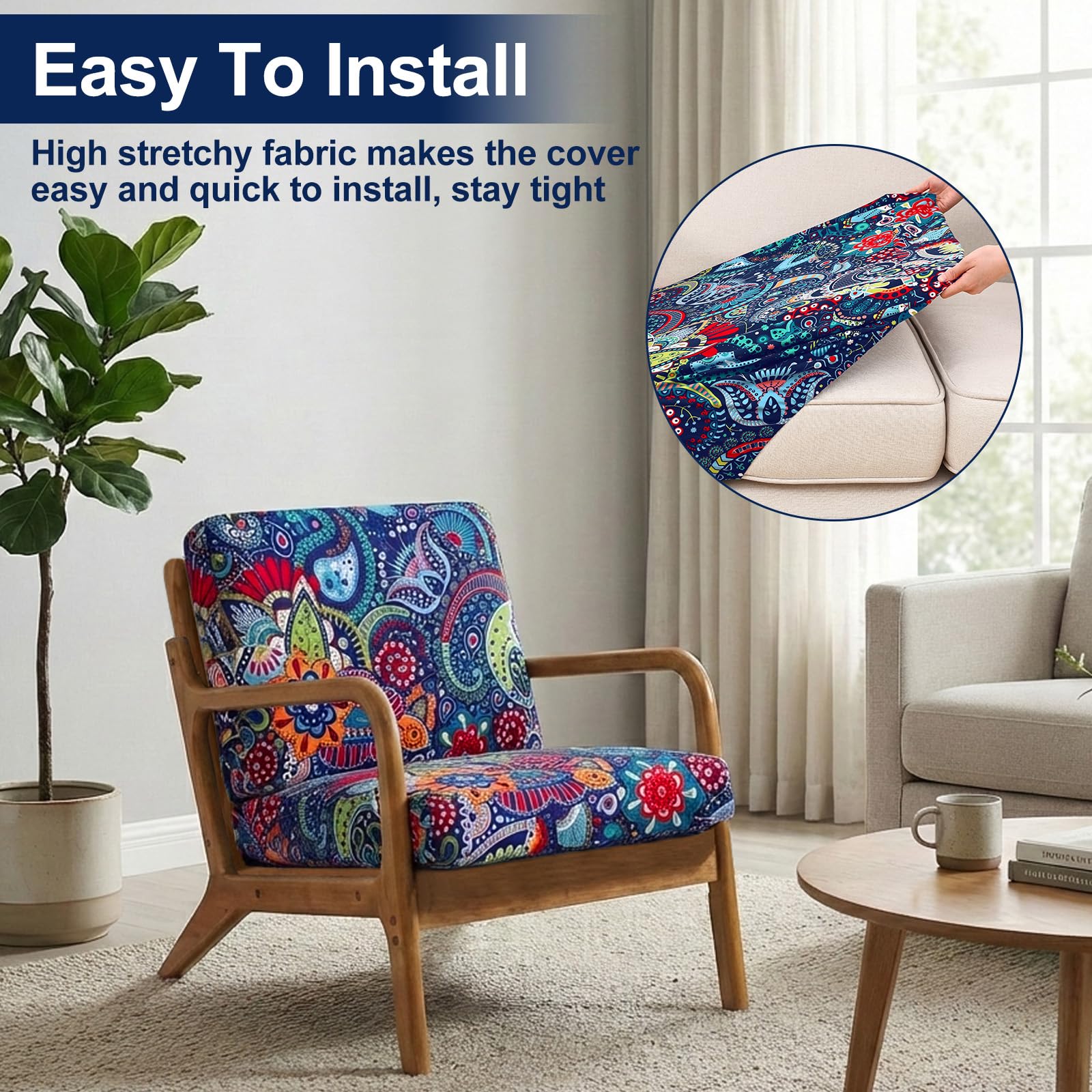 Smiry cushion cover being machine washed