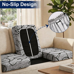 Smiry Cushion Cover displayed in a stylish garden setting