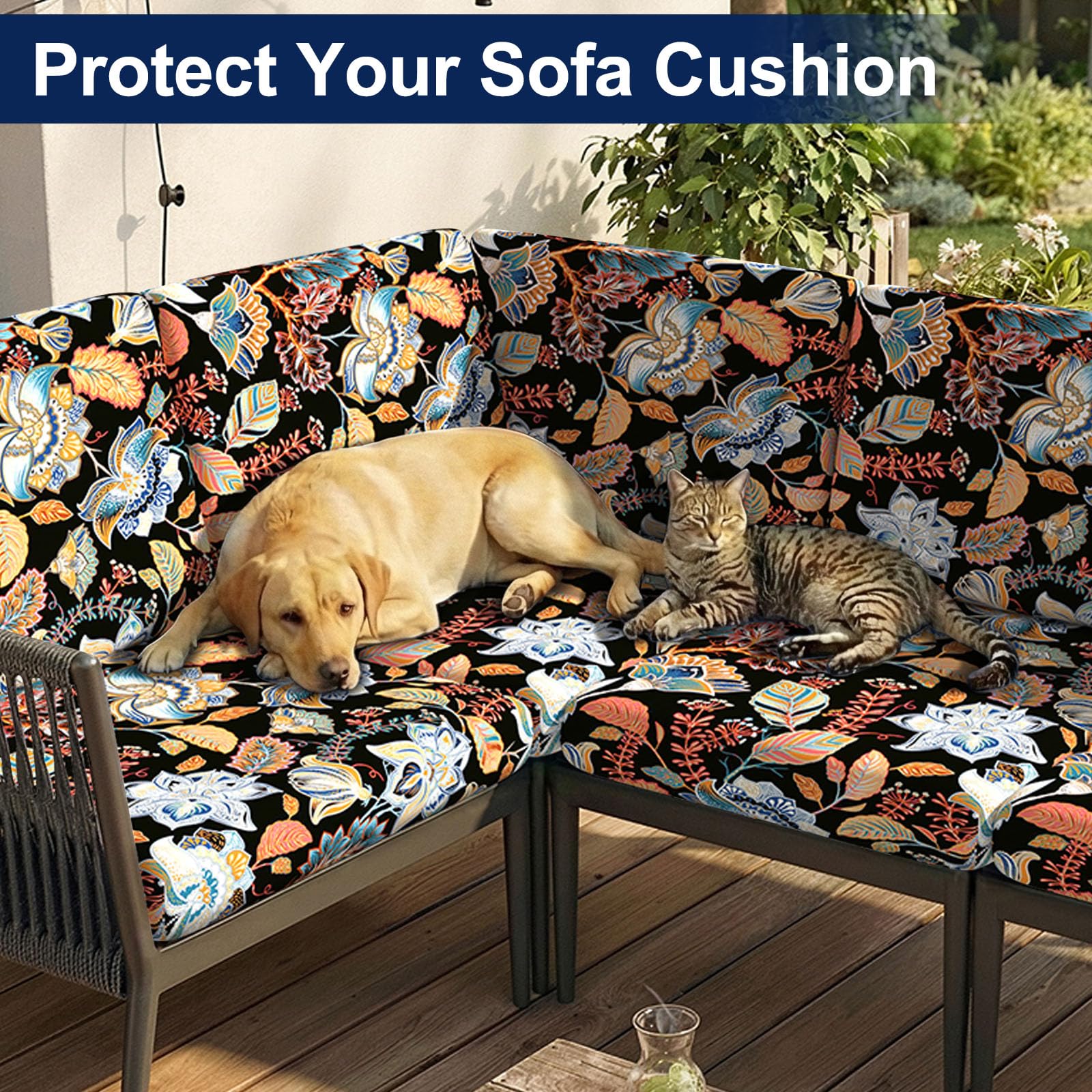 Smiry cushion cover displayed on a modern sofa