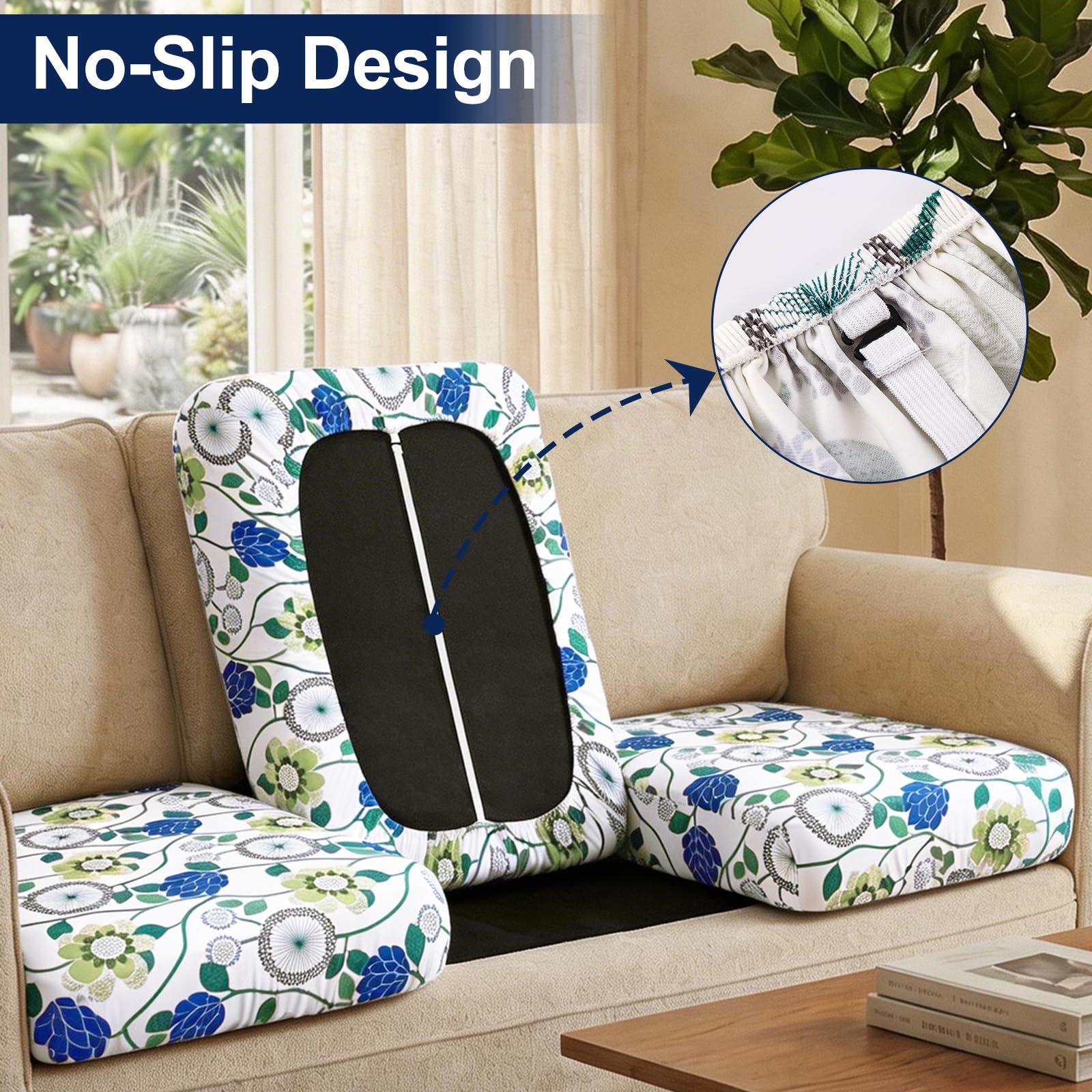 Smiry Cushion Cover folded, highlighting material texture