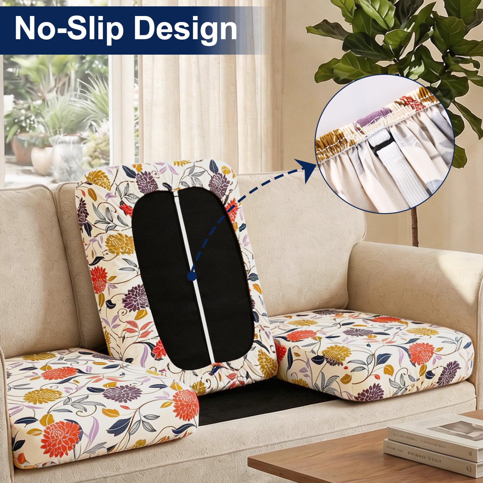 Smiry cushion covers on outdoor furniture showcasing fit