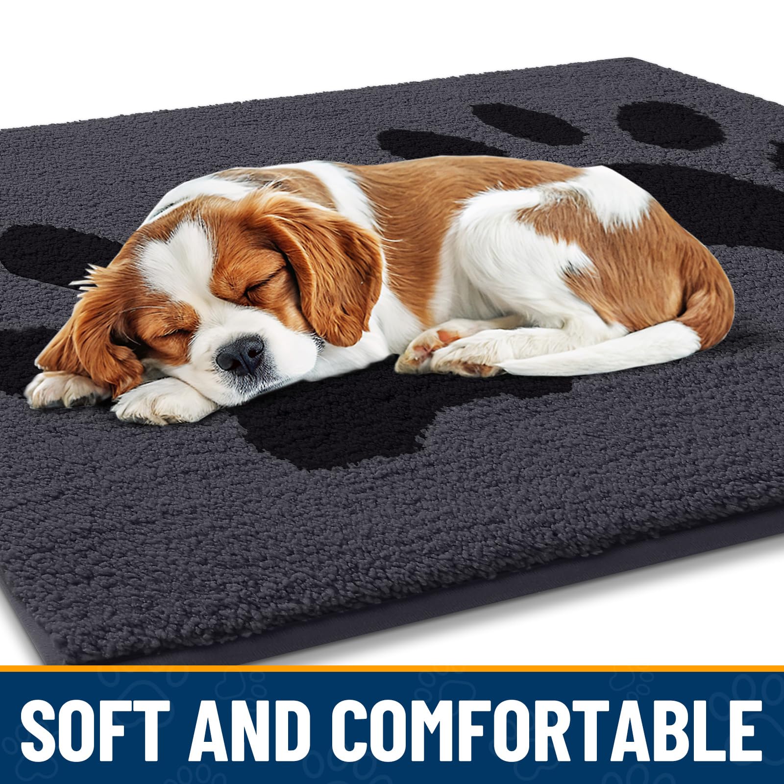 Smiry Dog Door Mat close-up of polyester surface