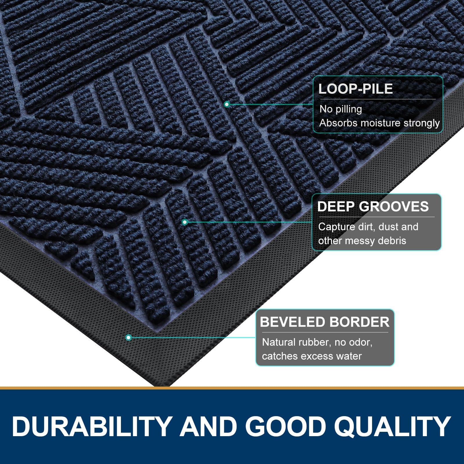 Smiry doormat in outdoor entrance setting