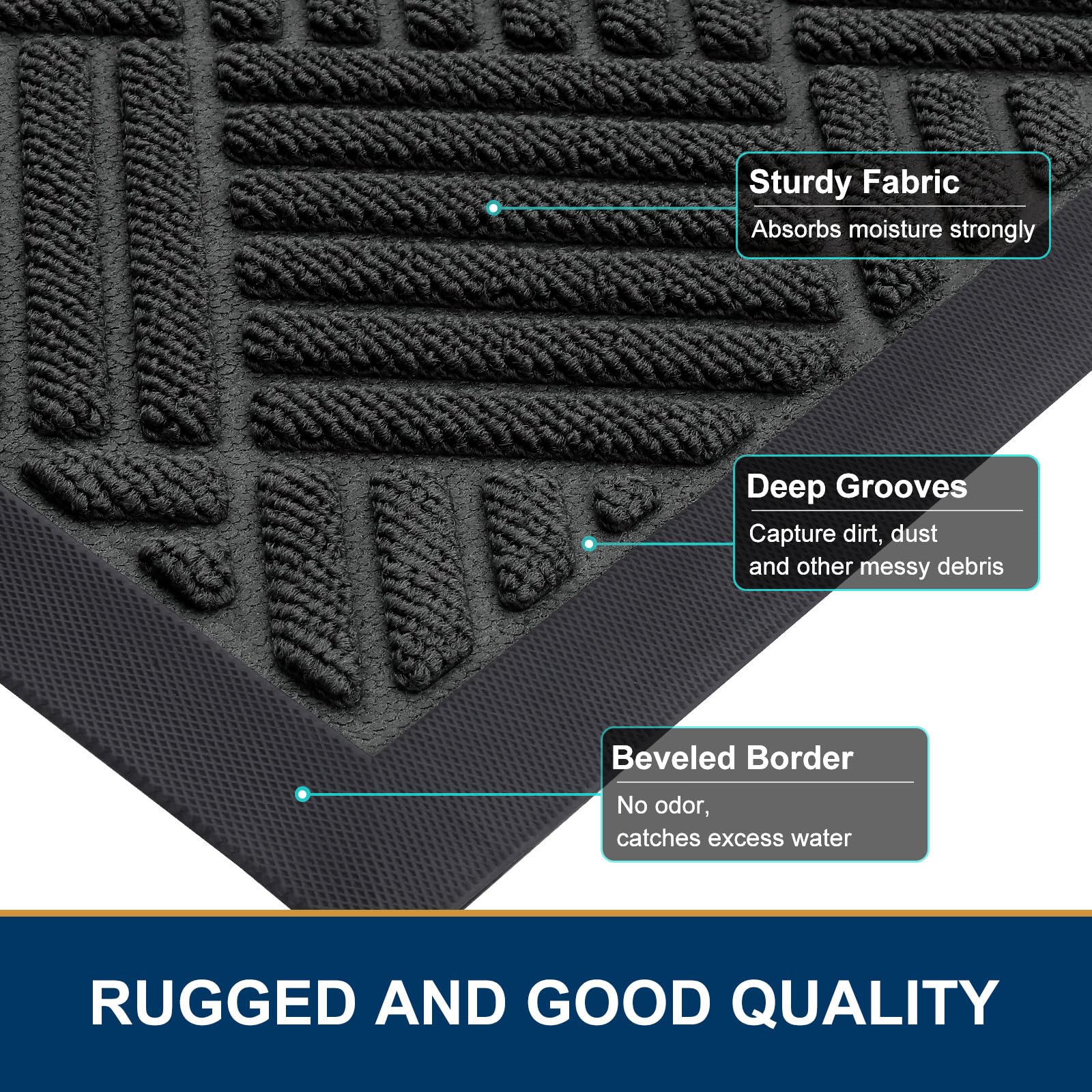 Smiry doormat in outdoor setting