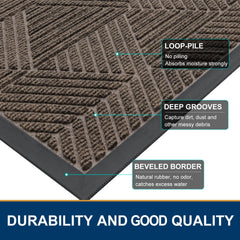 Smiry doormat in outdoor setting